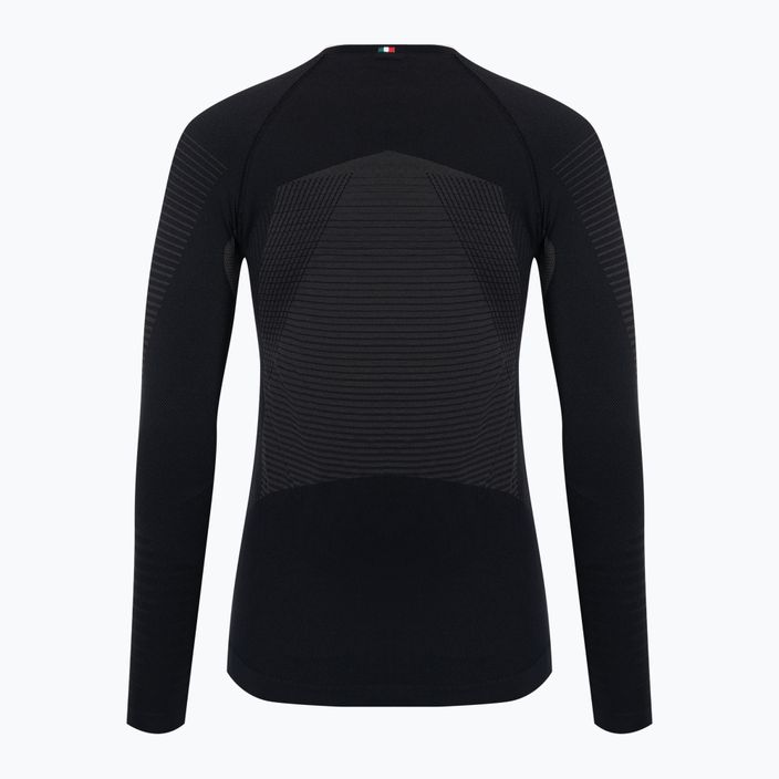 Mico Warm Control Round Neck women's thermal T-shirt black IN01855 2