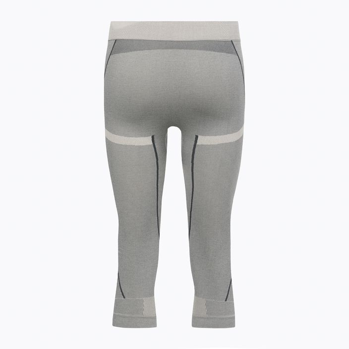 Men's Mico Odor Zero Ionic+ 3/4 grey thermal pants CM01454 2