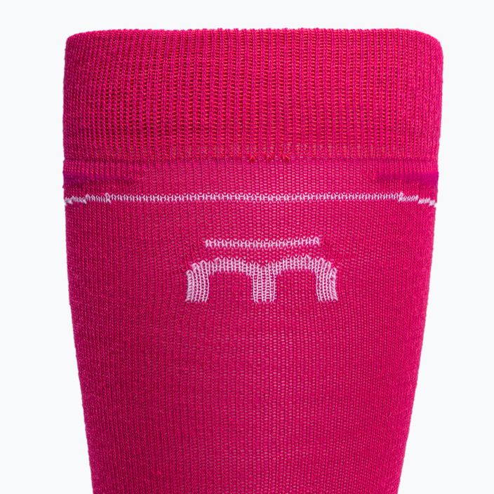 Women's Mico Medium Weight Warm Control Ski Socks Pink CA00226 3