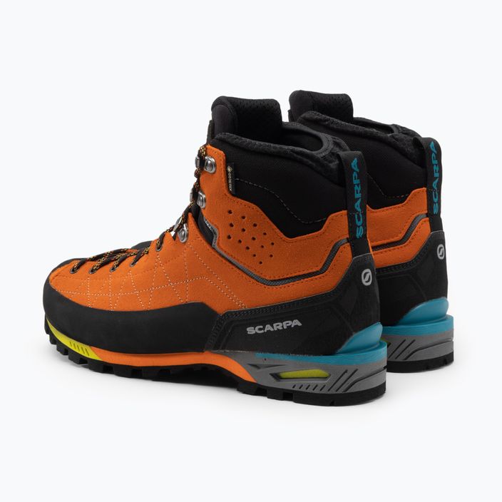 Men's high-mountain boots SCARPA Zodiac Tech GTX orange 71100-200 3