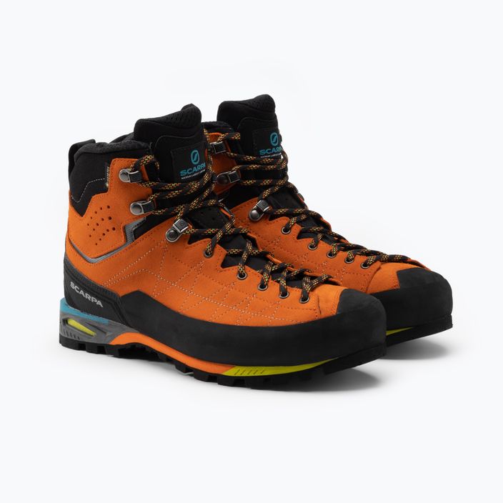 Men's high-mountain boots SCARPA Zodiac Tech GTX orange 71100-200 5