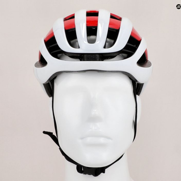 ABUS AirBreaker bicycle helmet white and red 86836 11