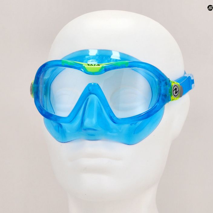 Aqualung Mix children's diving mask light blue/blue green MS5564131S 7