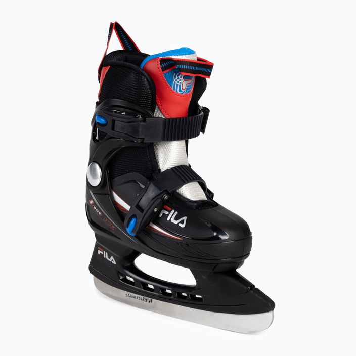 Children's skates FILA J-One HR black/red/blue