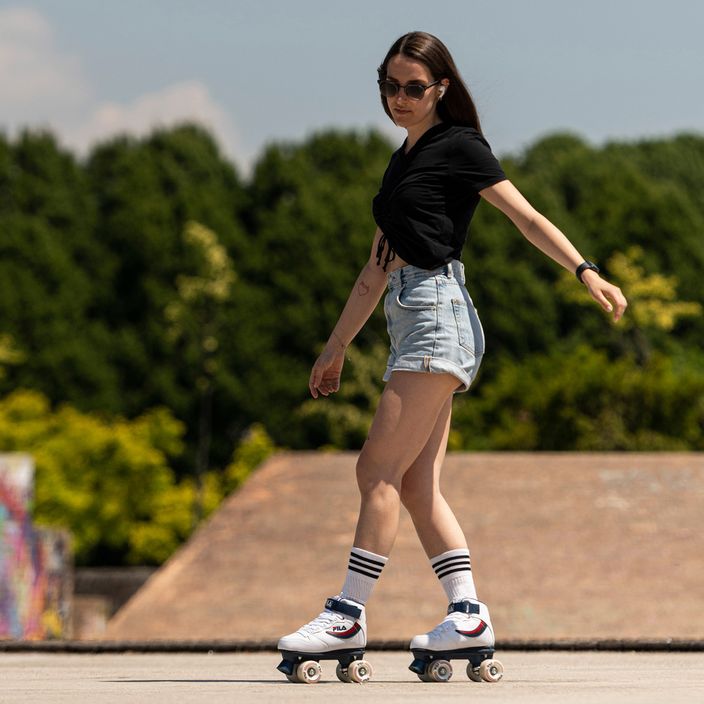 Women's roller skates FILA Ace white/blue/red 9