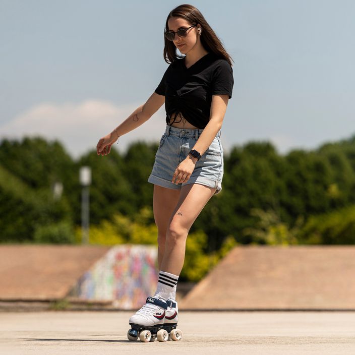 Women's roller skates FILA Ace white/blue/red 12