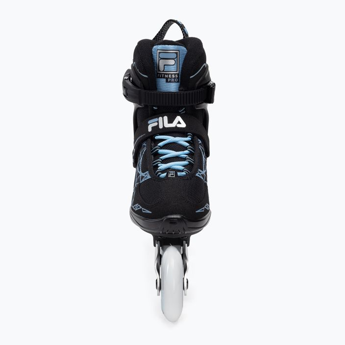 Women's rollerblades FILA Legacy Pro 84 black/light blue 4