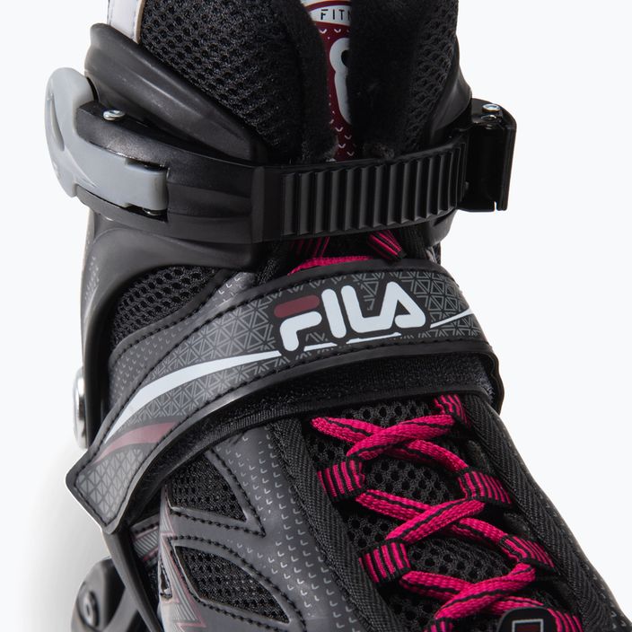 Women's rollerblades FILA Argon 84 Lady black/magneta 5