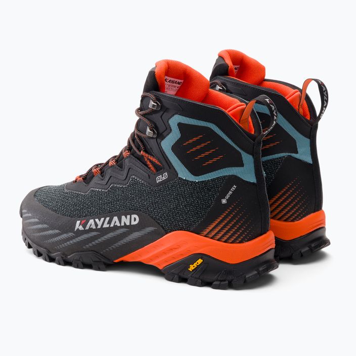 Kayland Duke Mid GTX men's trekking boots 018022490 black/orange 3