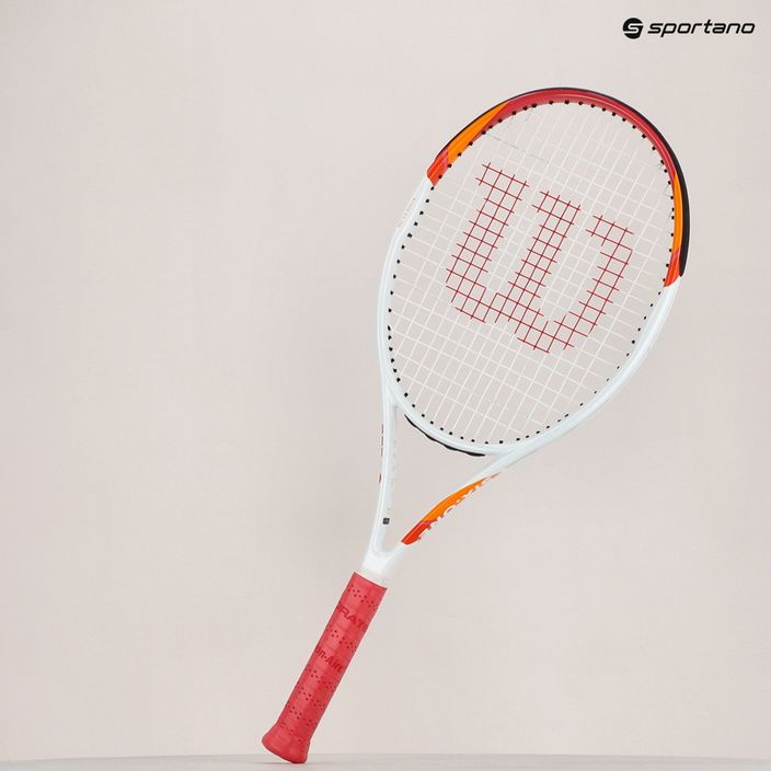 Wilson Six One tennis racket red and white WR125010 12