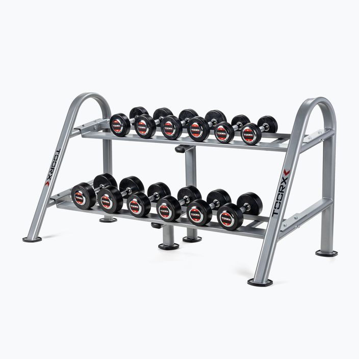 TOORX set of dumbbells with stand 5-18 kg 4803
