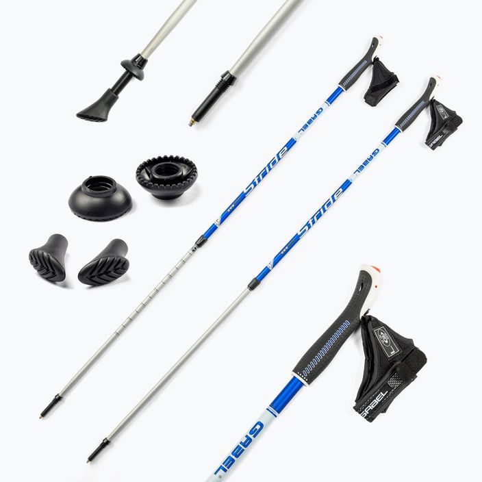 Nordic walking poles GABEL Vario S - 9.6 blue 7008350540000 7