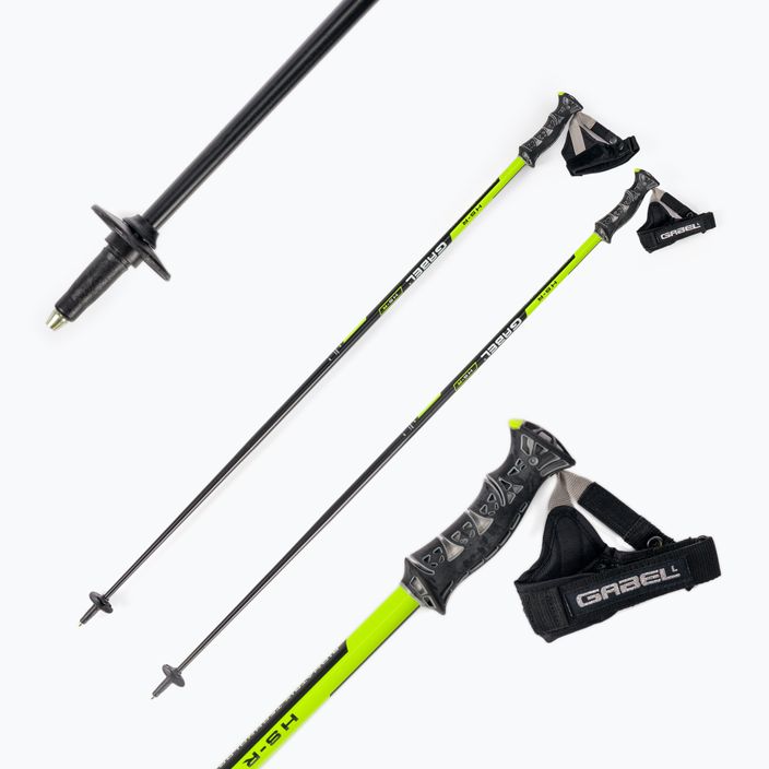 GABEL ski poles HS-R yellow/black 7009150071150 5