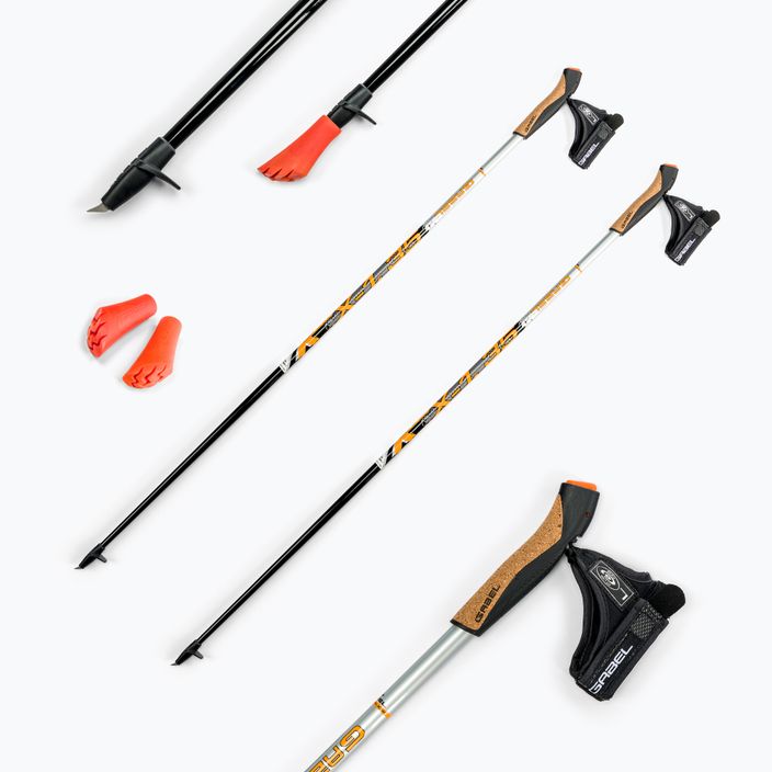 Nordic walking poles GABEL X-1.35 black 7008361151050 6
