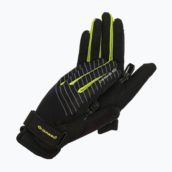 Nordic walking gloves GABEL Ncs Long black and yellow