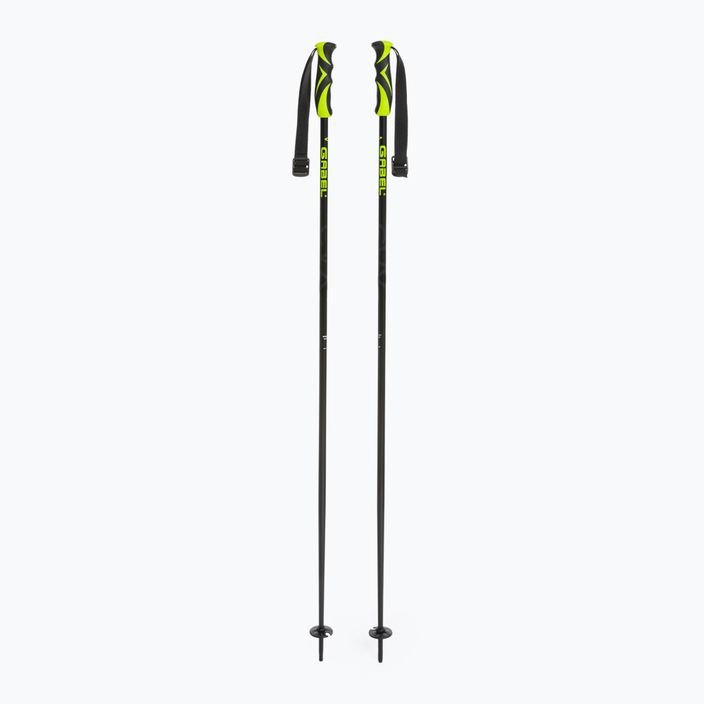 GABEL CVX ski poles black/yellow