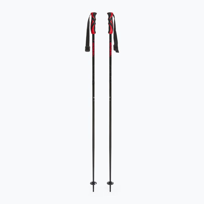 GABEL CVX ski poles black/red