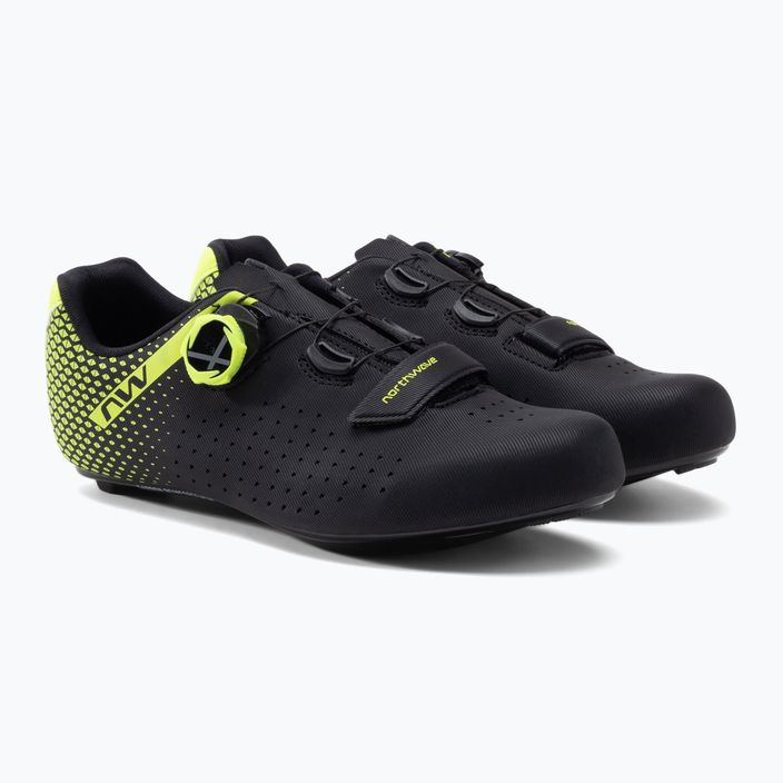 Northwave Core Plus 2 men's road shoes black/yellow 80211012 5