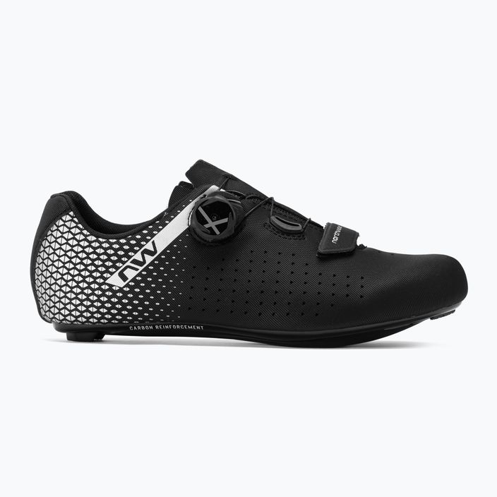 Northwave Core Plus 2 black/silver men's road shoes 2