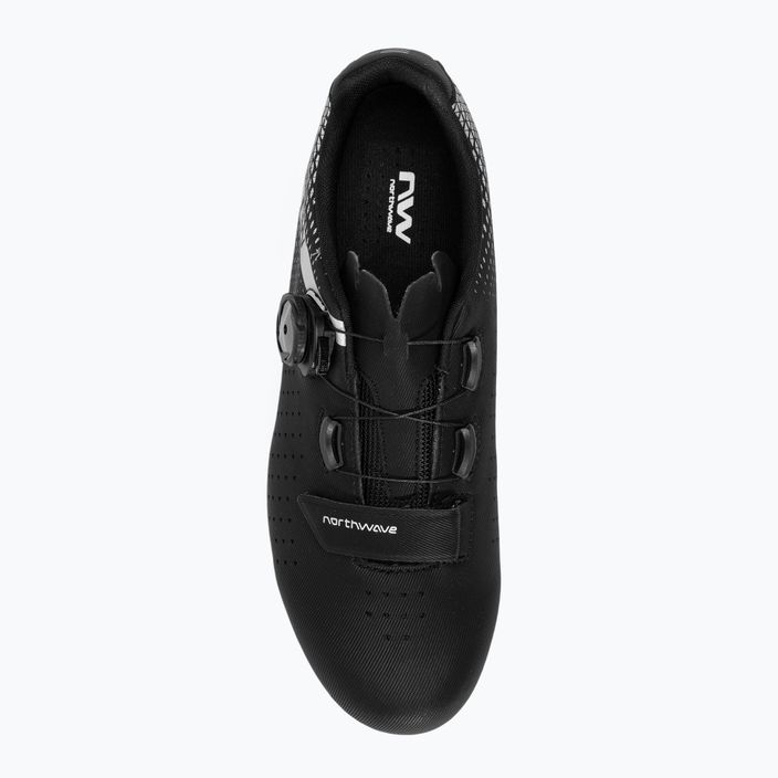 Northwave Core Plus 2 black/silver men's road shoes 5
