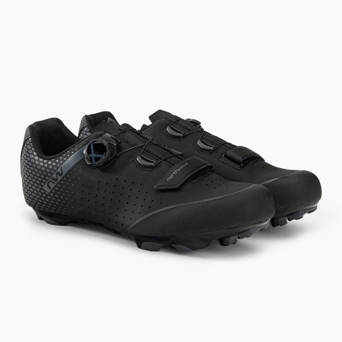 Men's MTB cycling shoes Northwave Origin Plus 2 black/grey 80212005 4