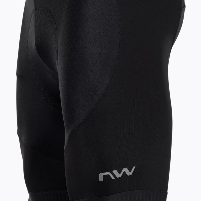 Men's Northwave Active Bibshort-Gel 10 cycling shorts black 89211013 3