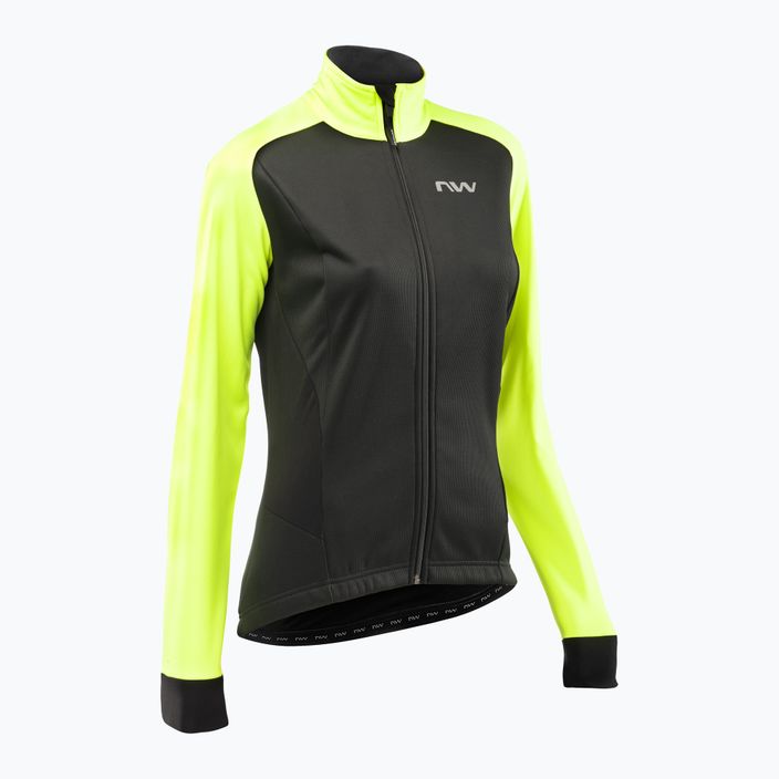 Northwave Reload SP women's cycling jacket black/yellow 89211091