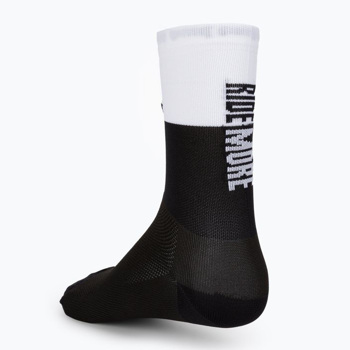 Northwave Work Less Ride More cycling socks black and white C89222015 2