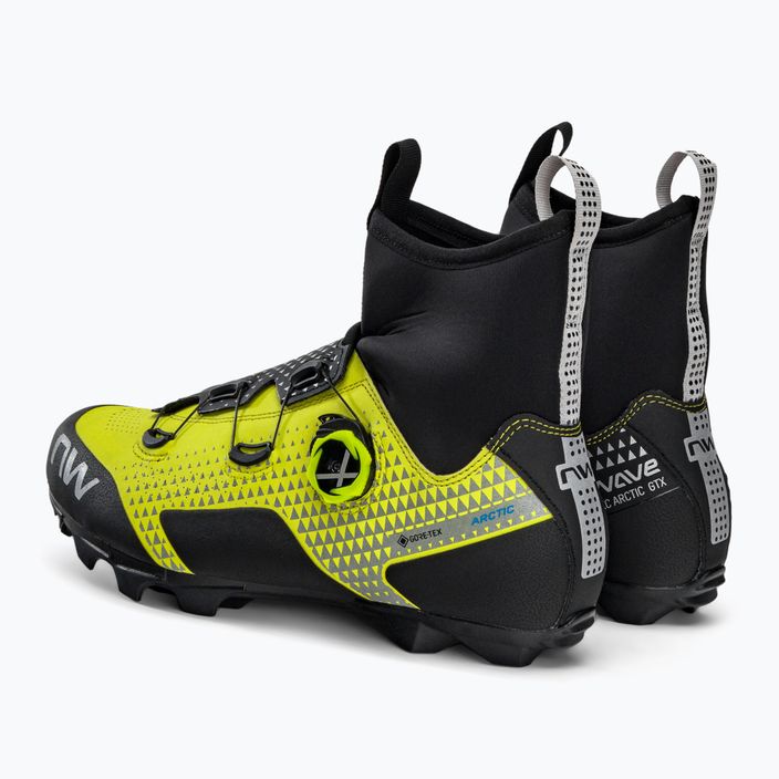 Men's MTB cycling shoes Northwave CeLSius XC ARC. GTX yellow 80204037 3