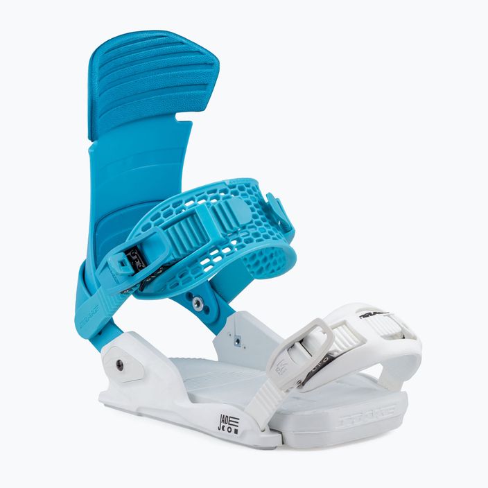 Women's snowboard bindings Drake Jade white and blue 71221008-56 5