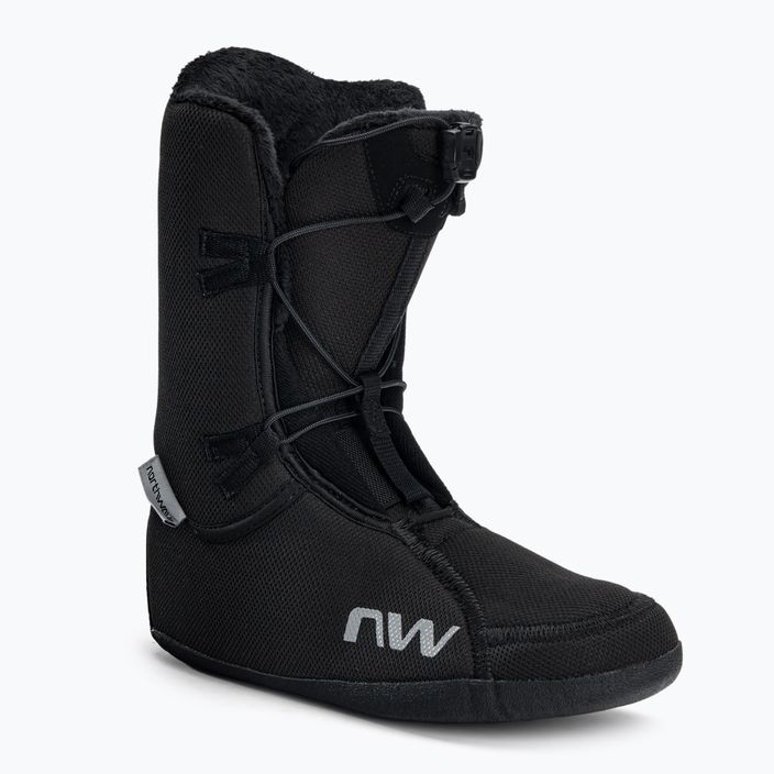 Women's snowboard boots Northwave Helix Spin black-grey 70221401 5