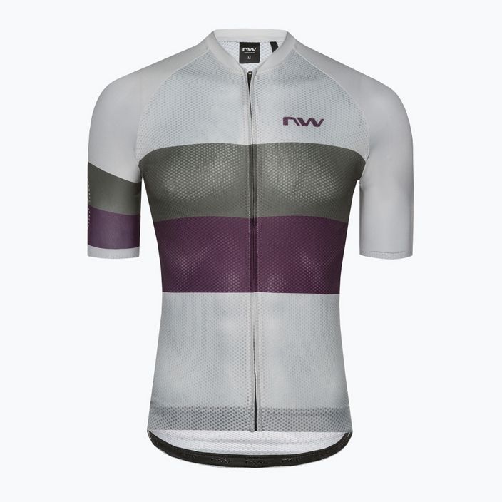 Northwave Blade Air men's cycling jersey grey/purple 89221014