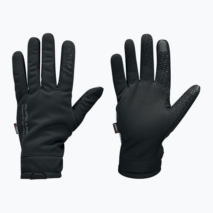 Men's Northwave Fast Polar Full black cycling gloves 5