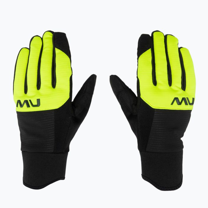 Northwave Fast Gel men's cycling gloves black / yellow fluo 3