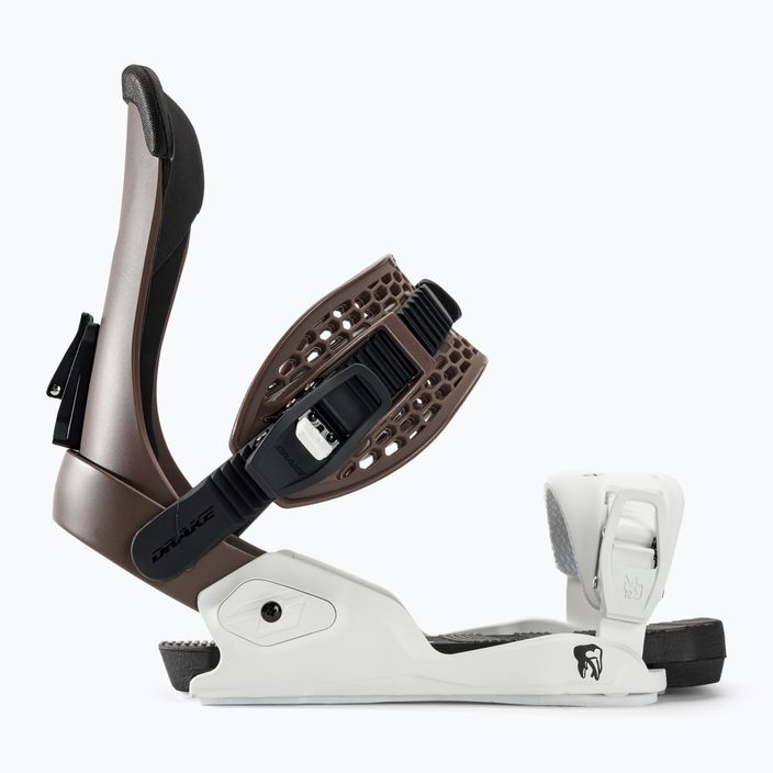 Men's Drake Fifty Rtb snowboard bindings chocolate/white 2