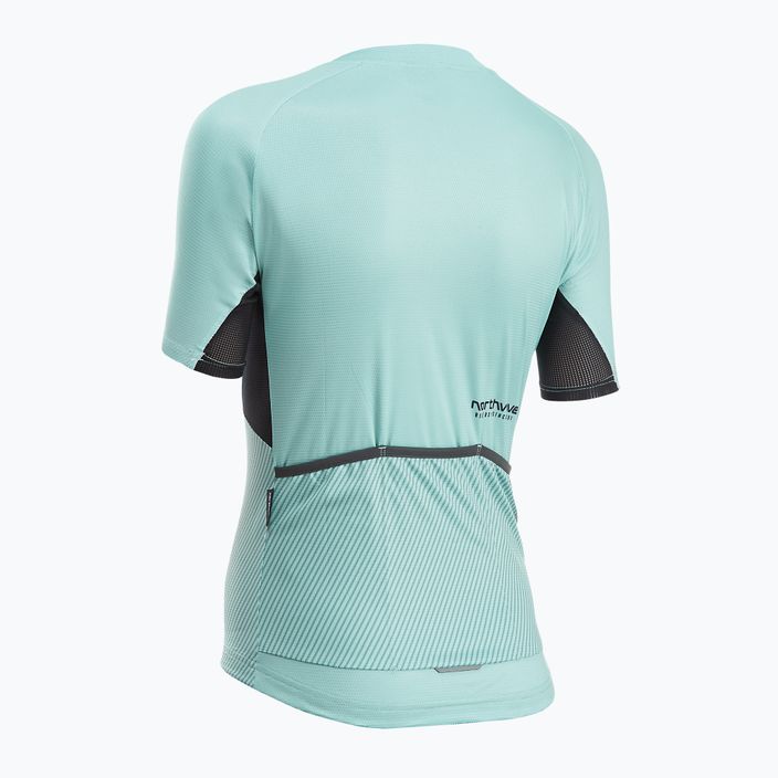 Women's Northwave Force Evo blue surf cycling jersey 2