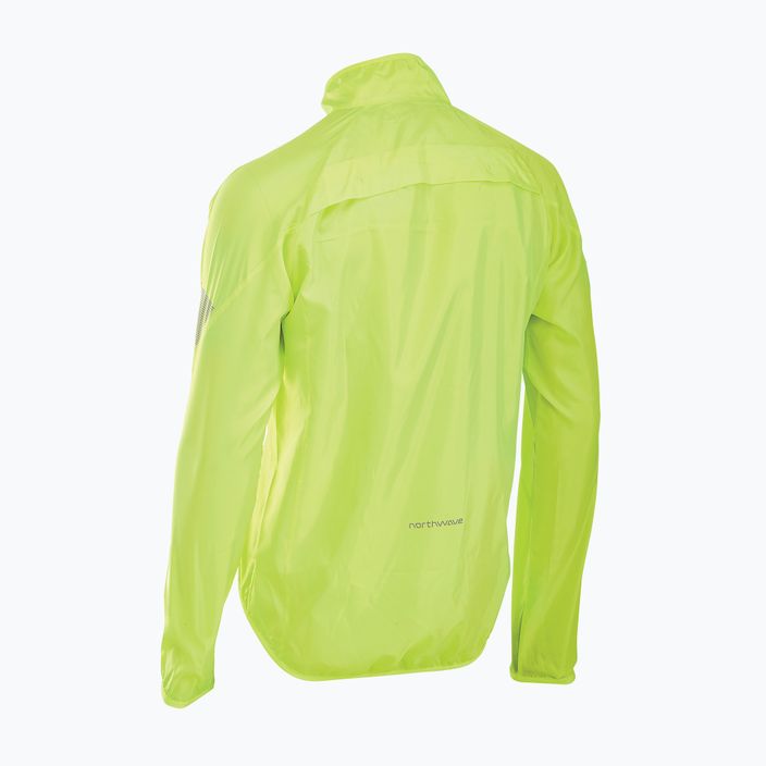 Men's Northwave Vortex 10 cycling jacket yellow 89171151 2