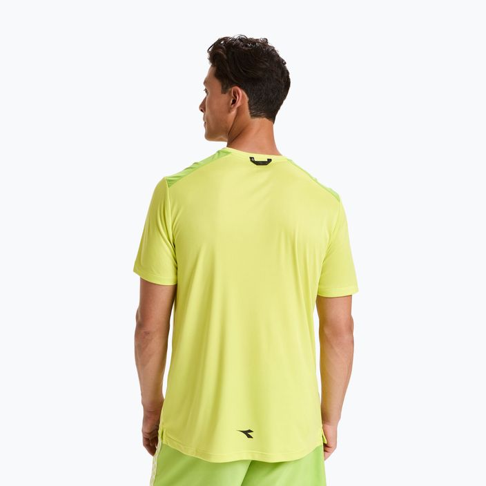 Men's tennis shirt Diadora Challenge yellow 102.176852 3