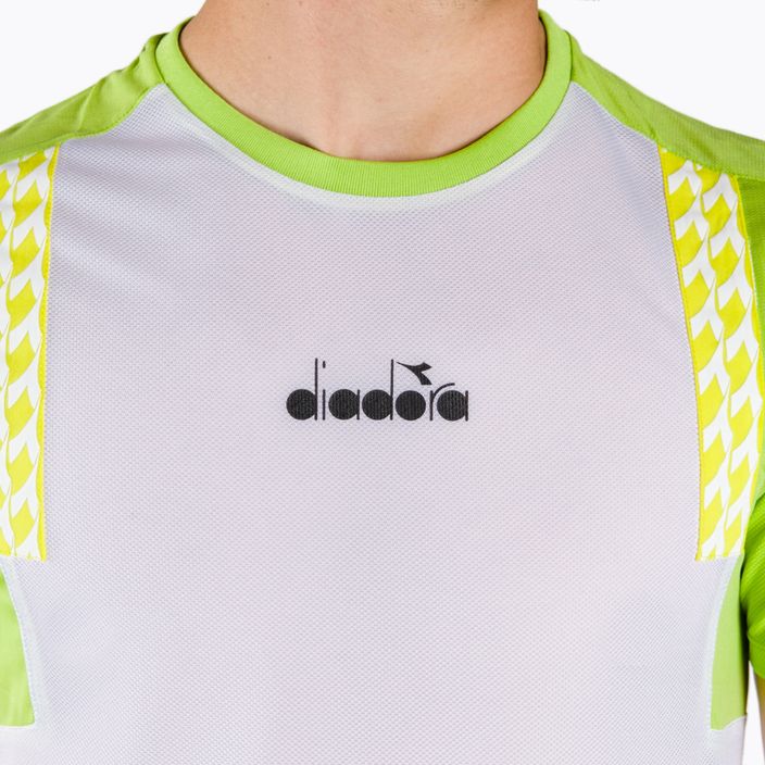 Men's tennis shirt Diadora Clay white 102.176842 4