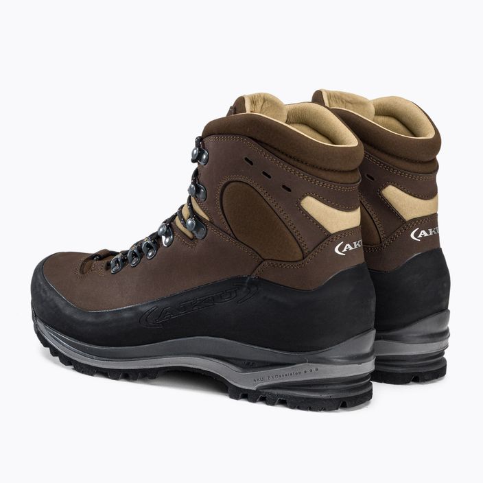 AKU men's trekking boots Superalp NBK LTR brown 592.1-050 3
