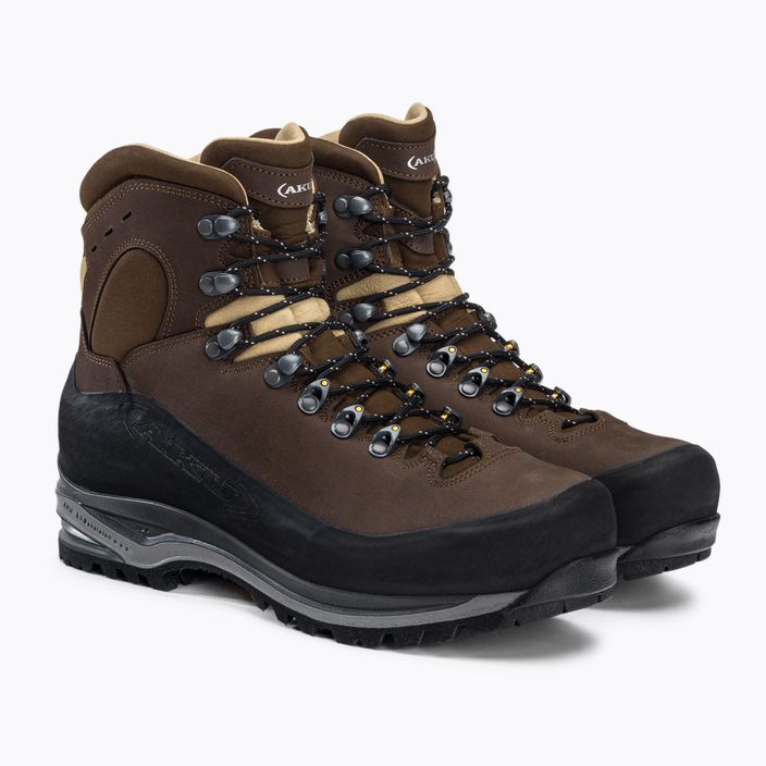 AKU men's trekking boots Superalp NBK LTR brown 592.1-050 5