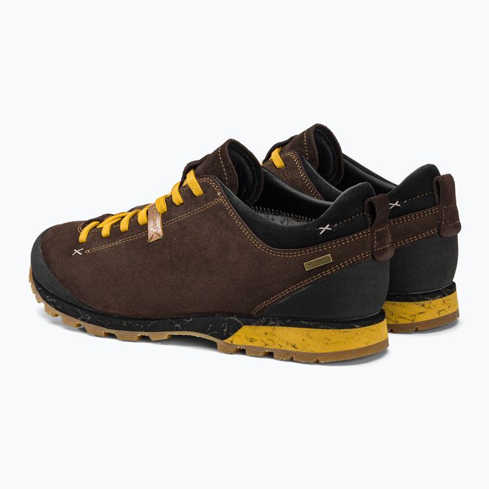 AKU men's trekking boots Bellamont III Suede GTX brown/yellow 504.3-222-7 3