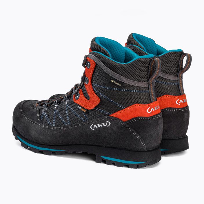 AKU Trekker Lite III GTX grey-orange men's trekking boots 977-466 3