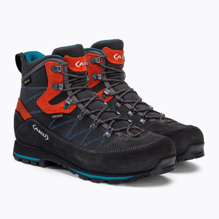 AKU Trekker Lite III GTX grey-orange men's trekking boots 977-466 5
