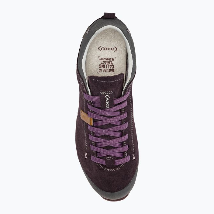 AKU men's trekking boots Bellamont III Suede GTX brown-purple 520.3-565-4 6