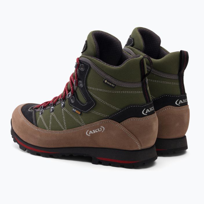 AKU Trekker Lite III GTX brown-green men's trekking boots 977-481-7 3