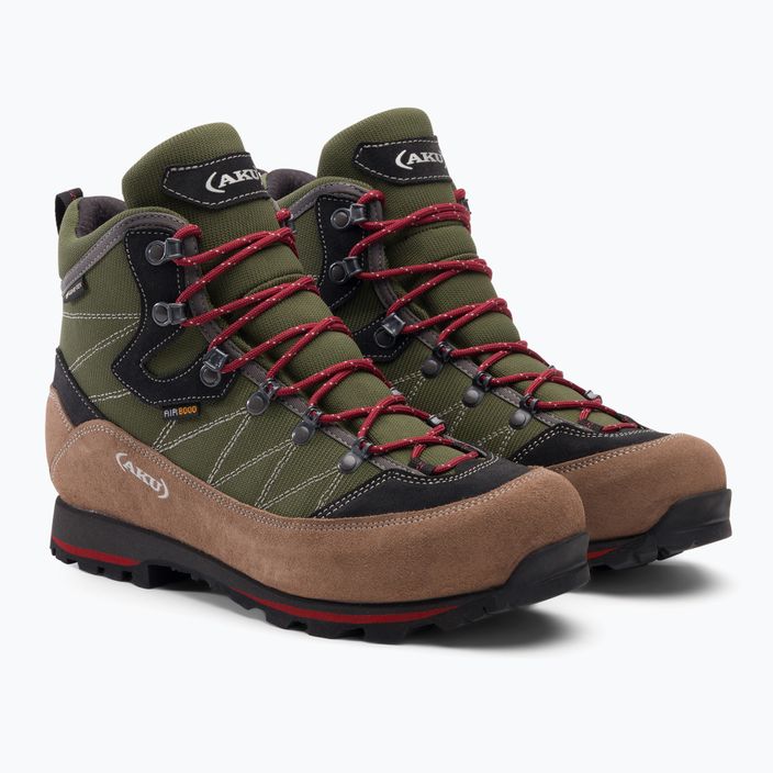 AKU Trekker Lite III GTX brown-green men's trekking boots 977-481-7 4