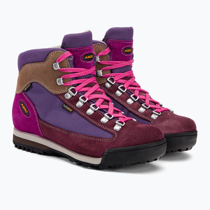 Women's trekking boots AKU Ultra Light Original GTX red-purple 365.20-589-4 4