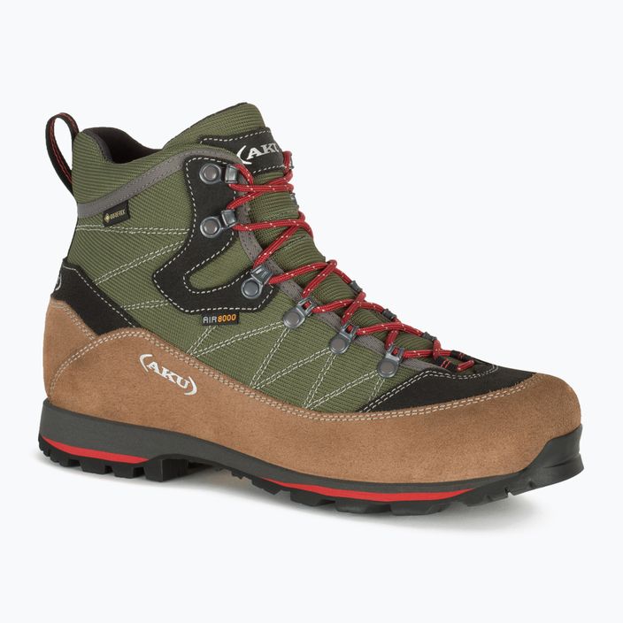 AKU Trekker Lite III GTX brown-green men's trekking boots 977-481-7 10