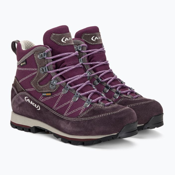 AKU Trekker Lite III GTX violet/grey women's trekking boots 4